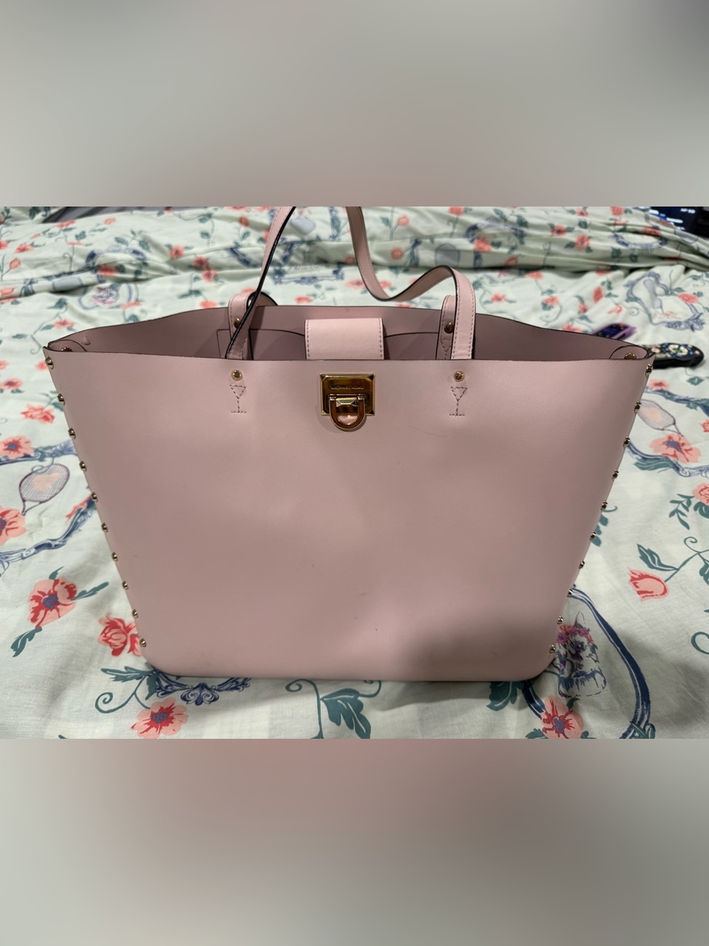 Michael Kors Pink Manhattan Tote Bag